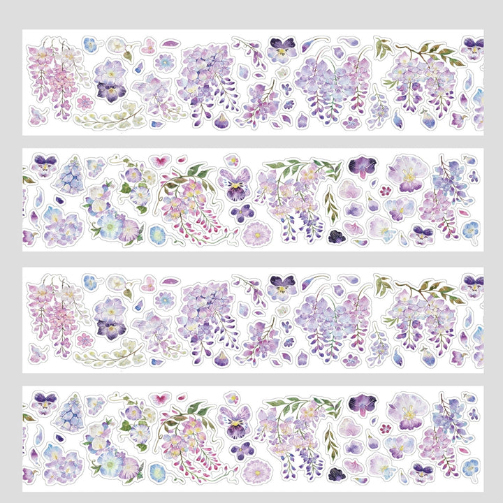 Wisteria Tape Elegant Purple Vines