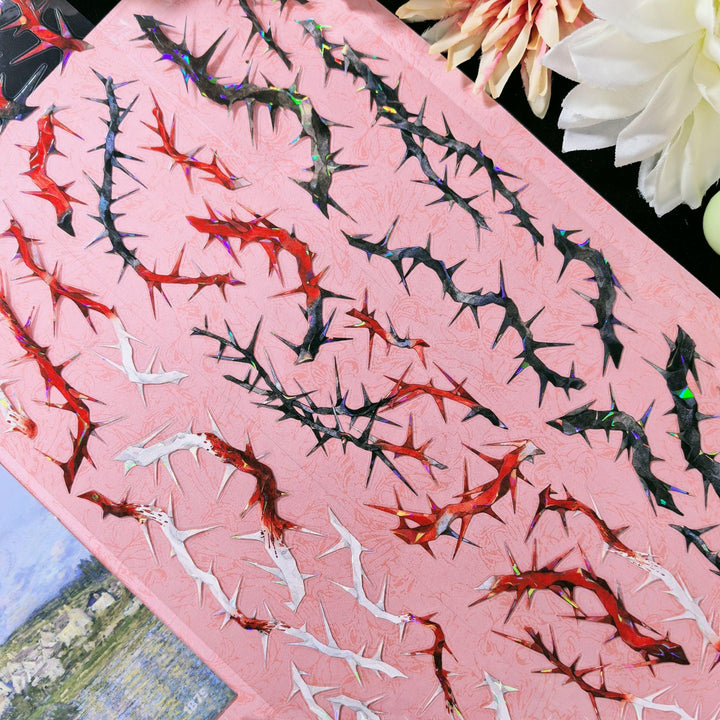 Thorny Bramble Die - cut Decorative PET Tape - Desk Cosmos