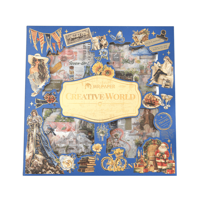 PET Stickers World Creative Series Boxed Retro Style