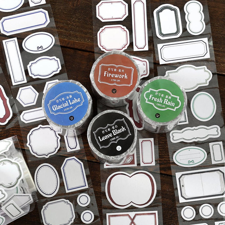 Label Border Series washi tape suitable for note tagging