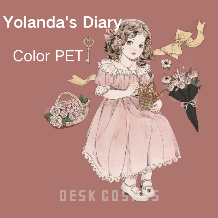 Yolanda's Diary PET Tape Retro Collage Decorative